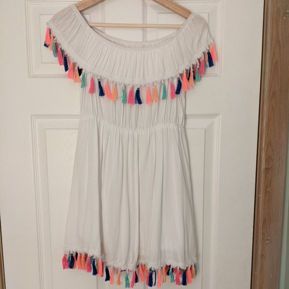 FREE gift w/ purchase 🌈 Rainbow Tassels Dress - Picture 1 of 3
